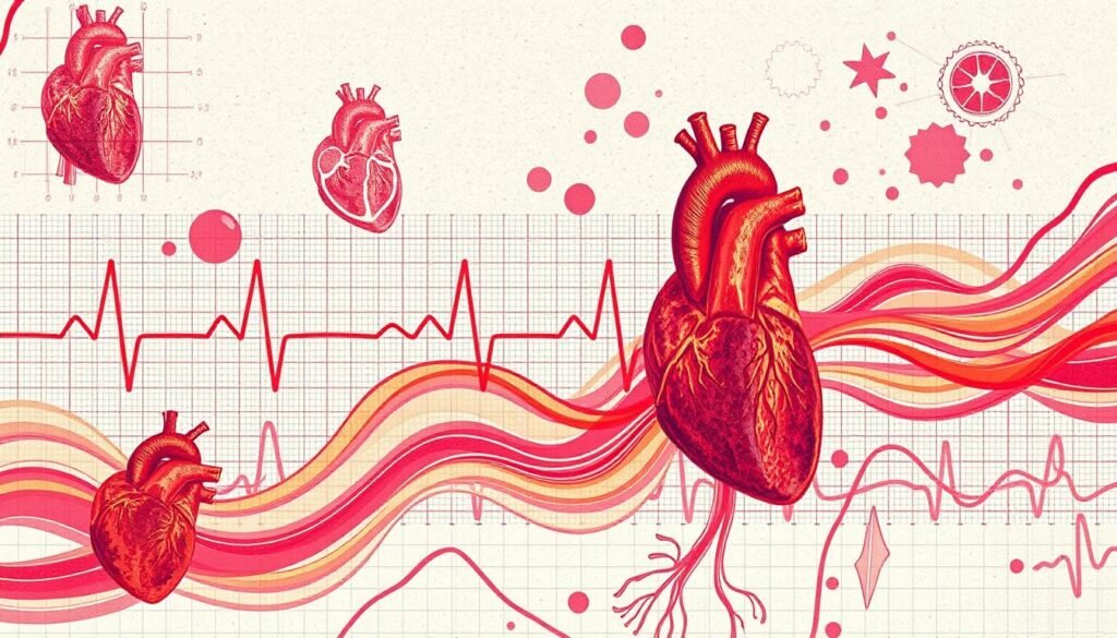 ST segment depression during myocardial infarction