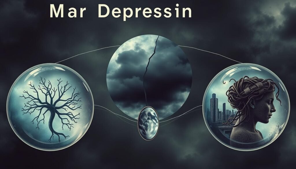 causes of major depression with biological, social and environmental, psychological factors