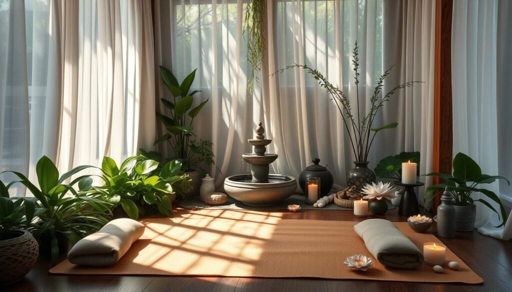 meditation space embracing mindfulness