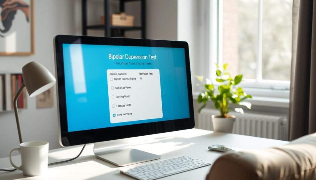 taking bipolar depression test online