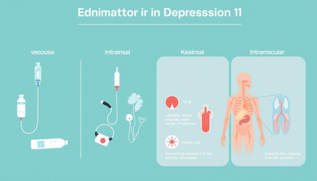Administration routes for ketamine