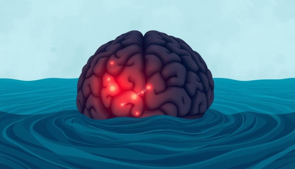 Brain volume and depression relationship