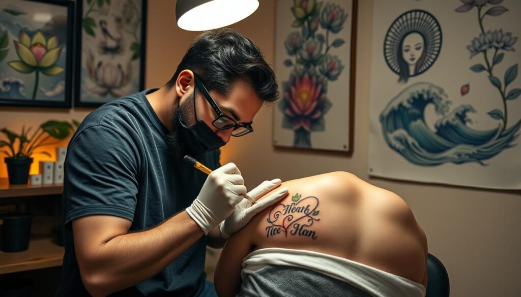 Choosing tattoo artist for mental health themes