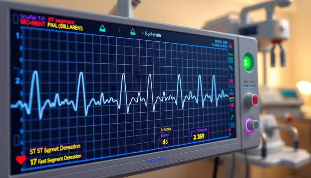 Physiological ST depression ECG changes