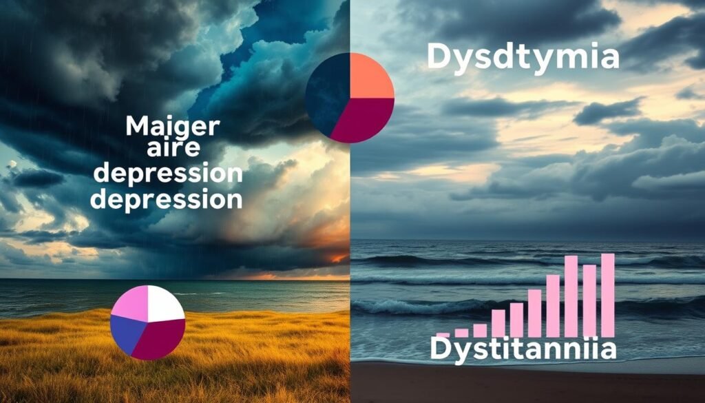 Prevalence of major depression and dysthymia statistics