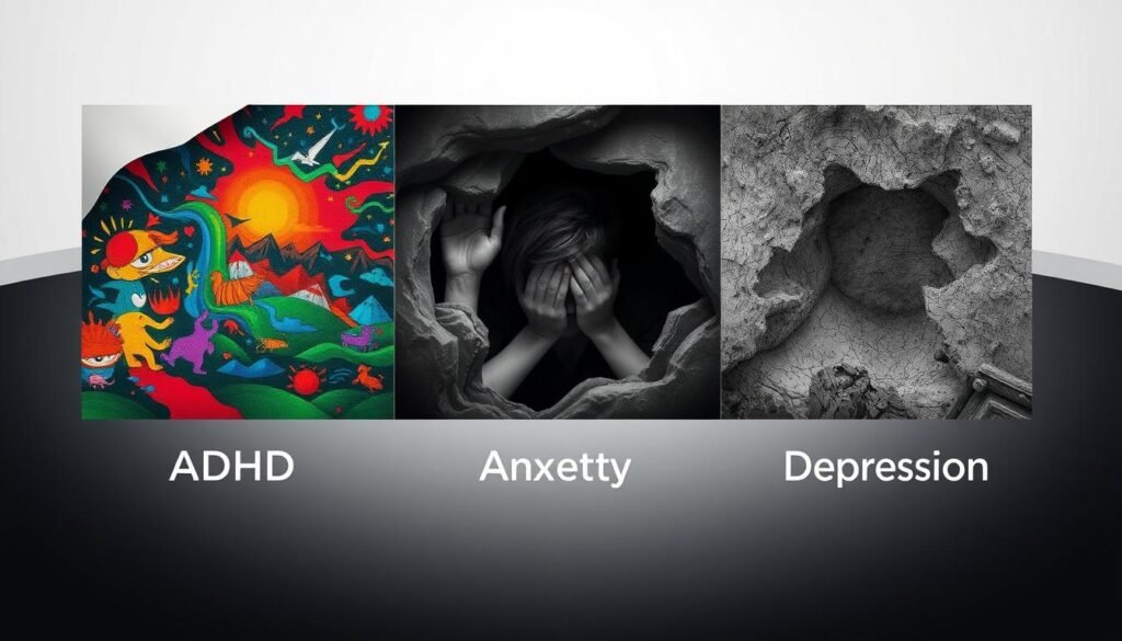 adhd vs anxiety and depression