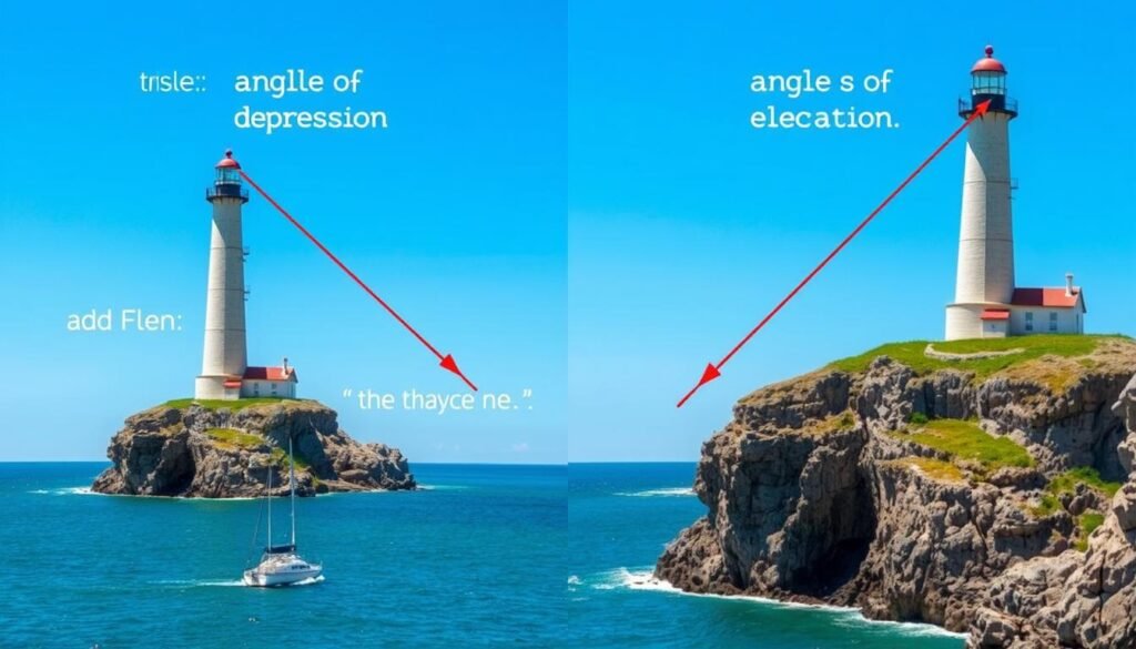angle of depression vs angle of elevation