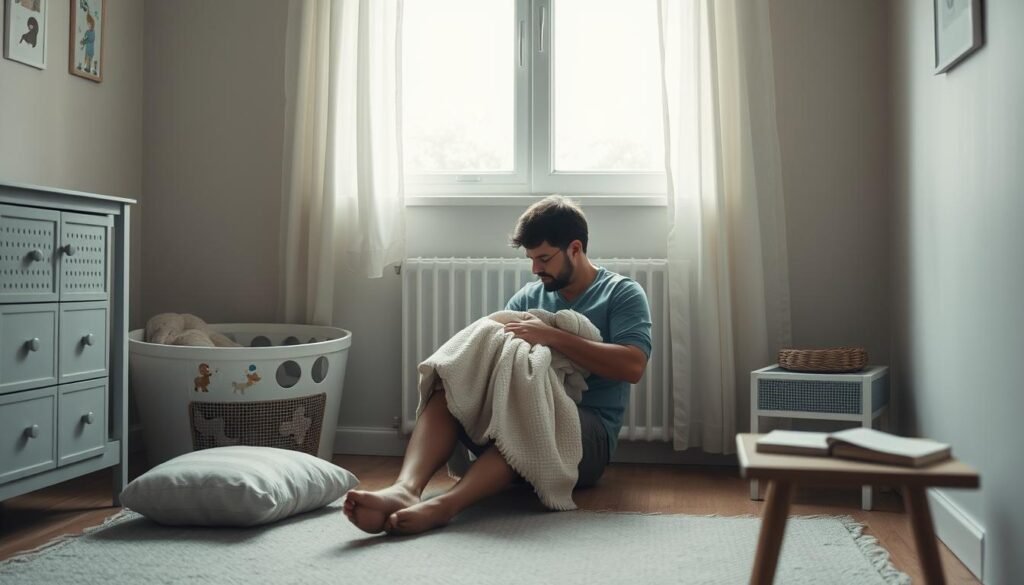 can fathers get postpartum depression