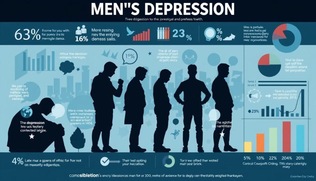 depression in men statistics