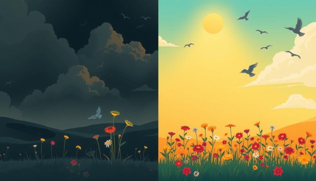 depression vs elevation