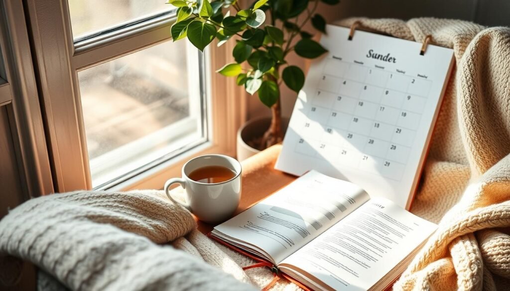 establishing routine for stability in daily life