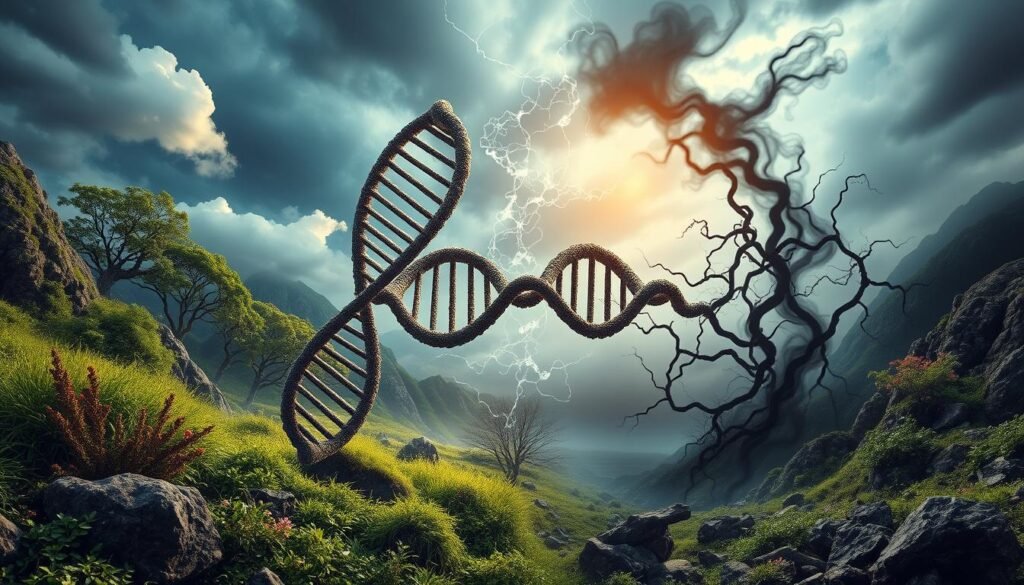 genetic factors and environmental factors in schizophrenia and depression