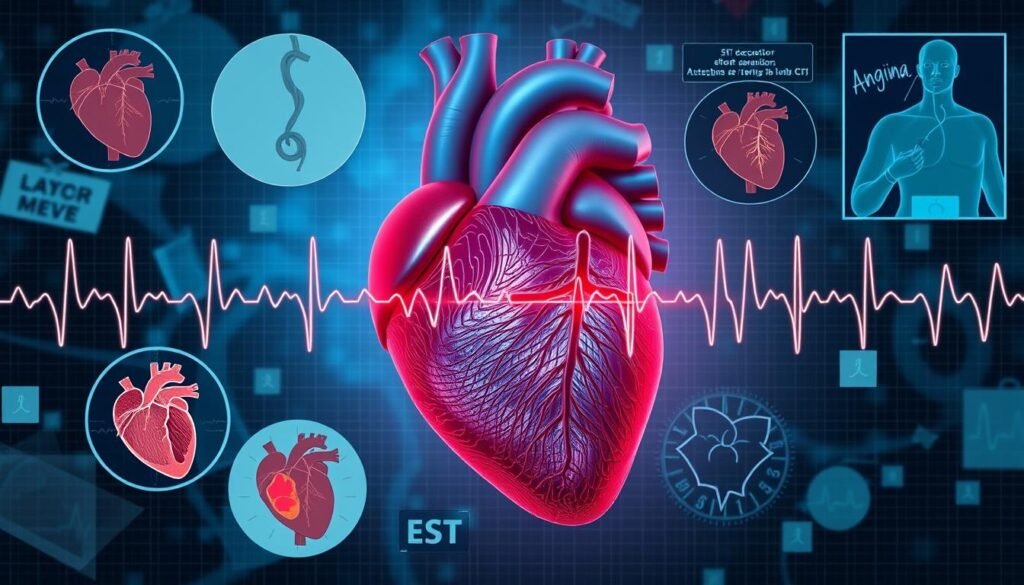 health conditions linked to ST depression