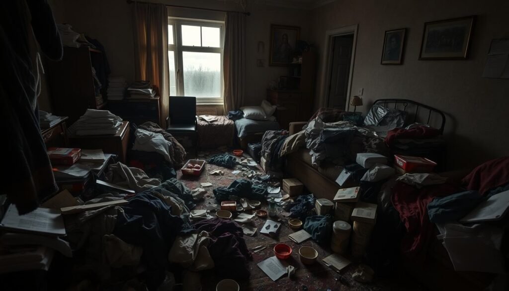 messy house depression