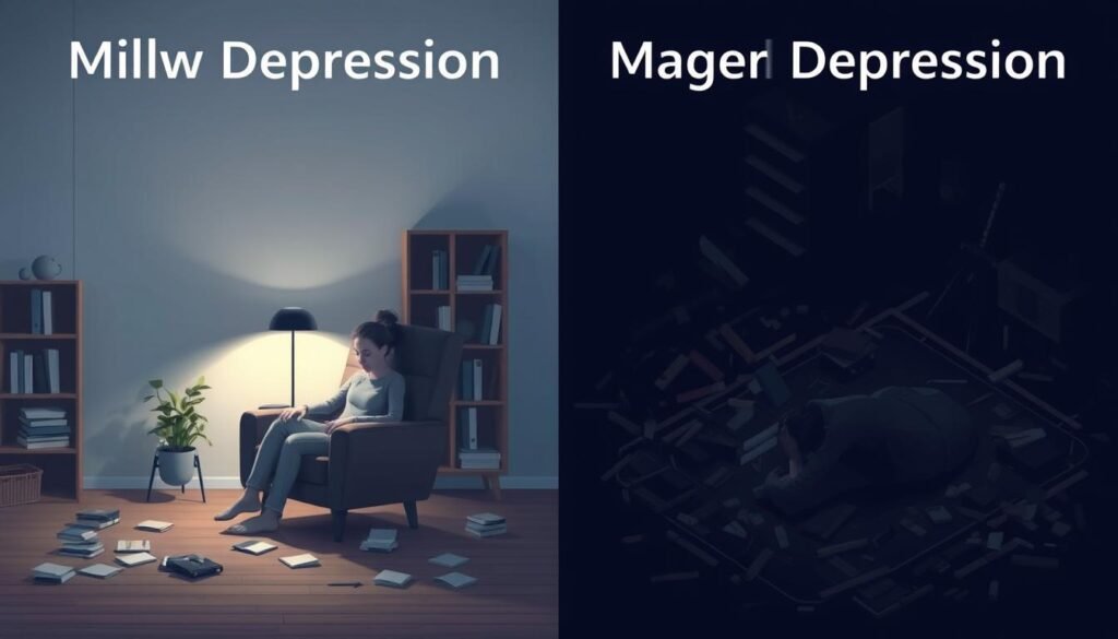 mild depression vs major depression