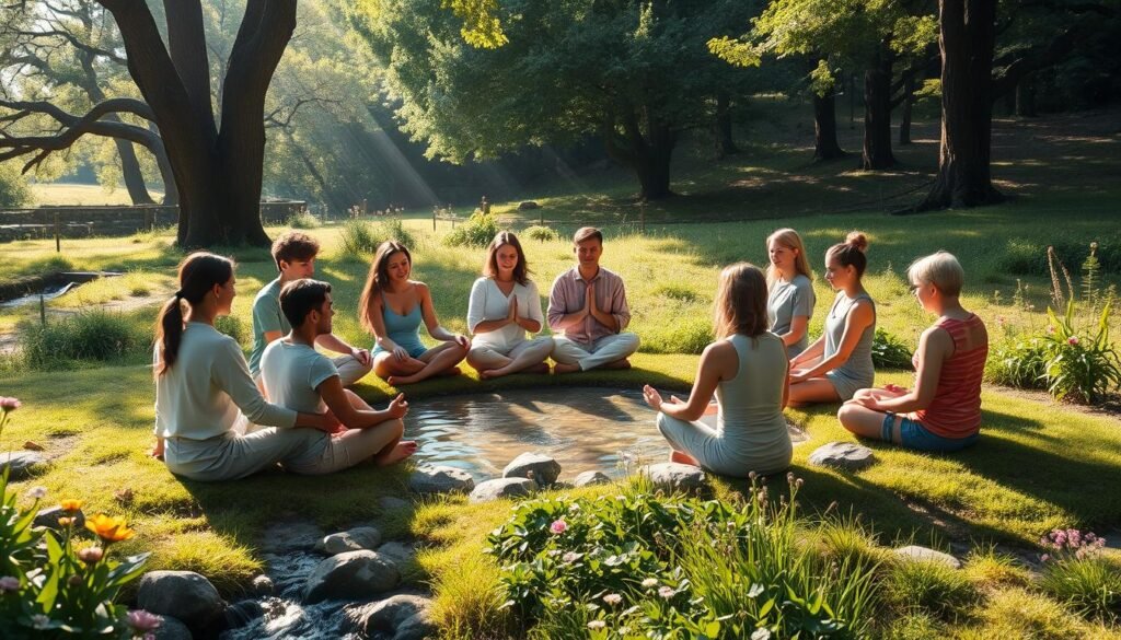 mindfulness and support groups for emotional health