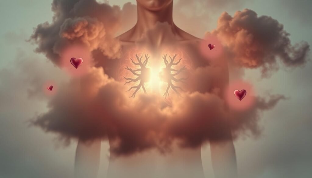 symptoms of chest pain related to depression