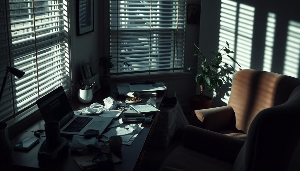 working from home and depression